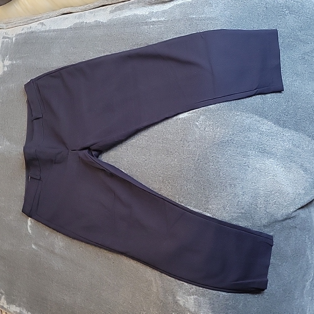 LOFT Curvy Skinny Ankle Pant in Navy